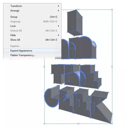 آموزش پوستر تایپوگرافی سه بعدی